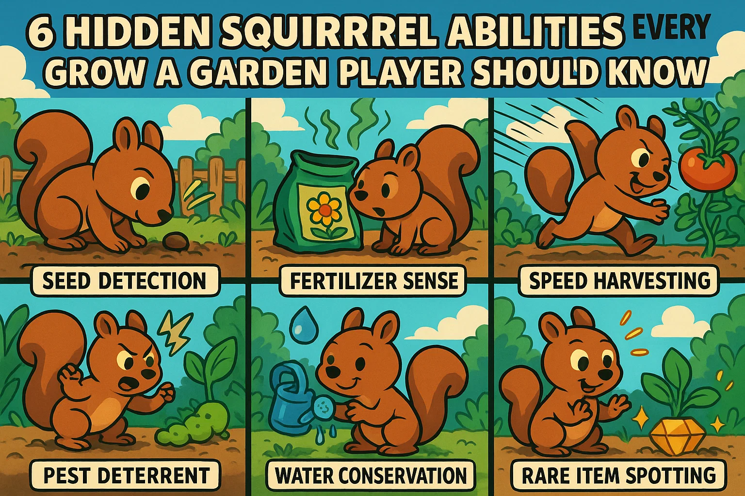 6 Hidden Squirrel Abilities Every Grow a Garden Player Should Know
