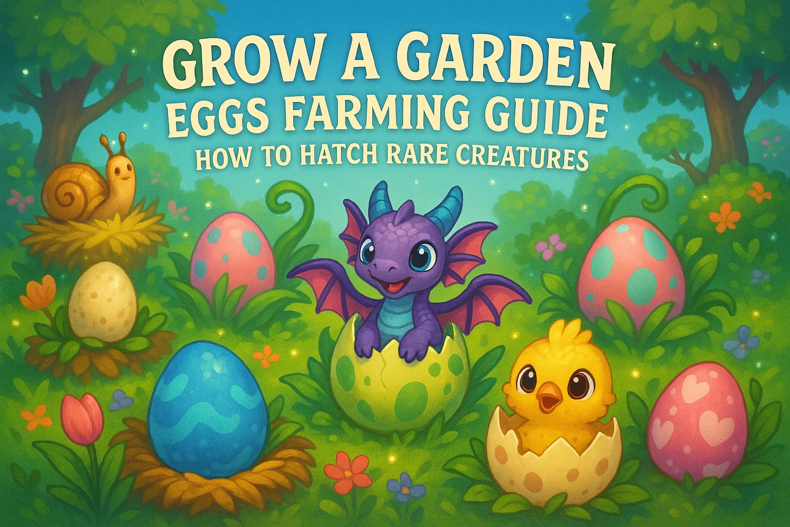 Grow A Garden Eggs Farming Guide: How to Hatch Rare Creatures